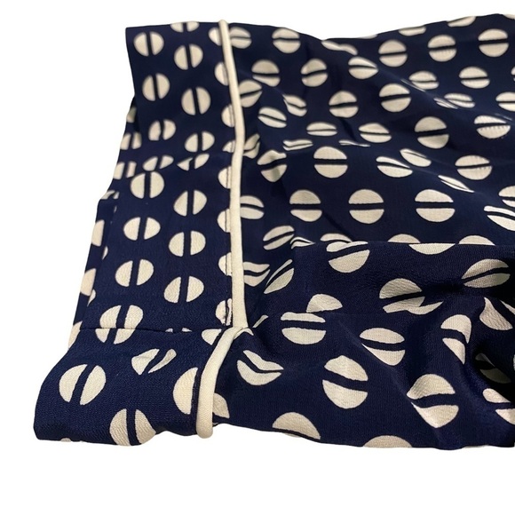 Haberdashery by Leslie Fay pajama Top, Navy/White, size 14 - Picture 5 of 7